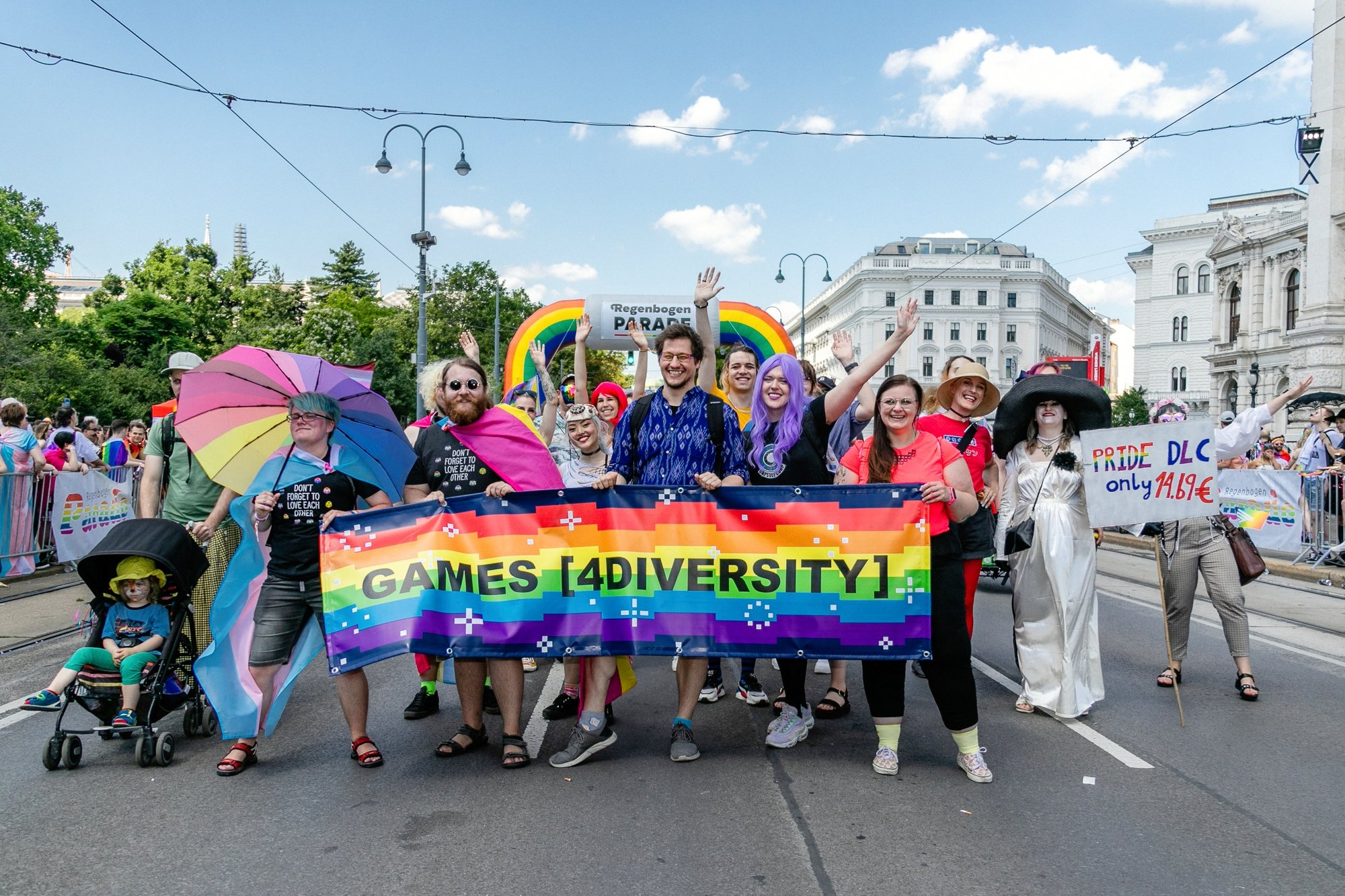 games4diversity group at vienna pride